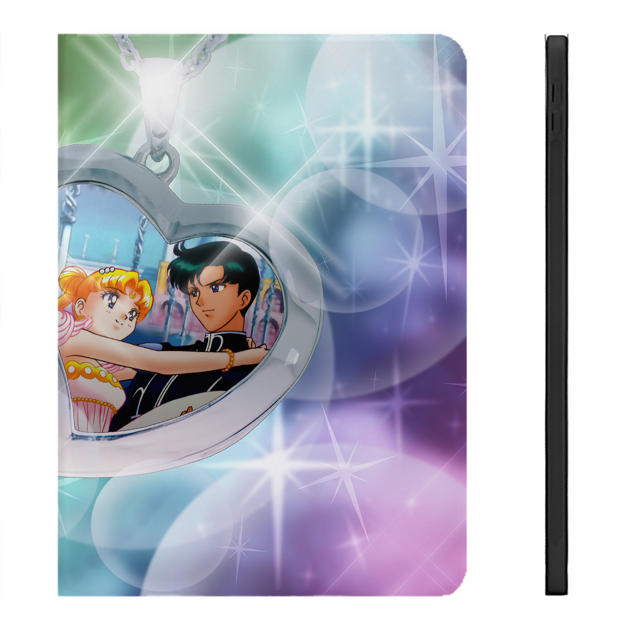 （画像用） 美少女戦士セーラームーン Sailor Moon IPadケース ペンホルダー付き ブックスタイルデザイン